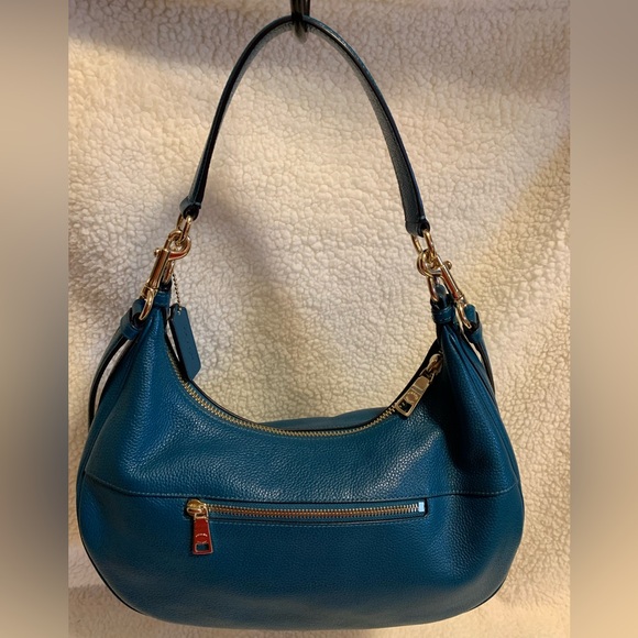 NWOT Coach East West Harley Deep Teal Hobo Bag - Picture 4 of 12
